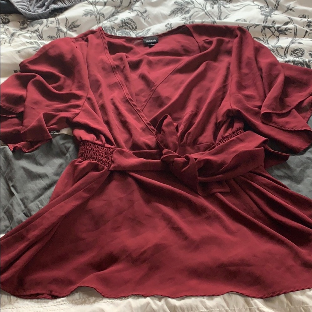 Torrid sheer top